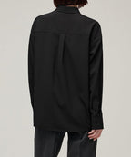 MUSINSA STANDARD WOMAN MUSINSA STANDARD WOMAN Women's Oversized Silky Shirt [Black]