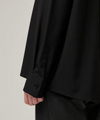 MUSINSA STANDARD WOMAN MUSINSA STANDARD WOMAN Women's Oversized Silky Shirt [Black]