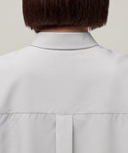 MUSINSA STANDARD WOMAN MUSINSA STANDARD WOMAN Women's Oversized Silky Shirt (Light Gray)
