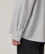 MUSINSA STANDARD WOMAN MUSINSA STANDARD WOMAN Women's Oversized Silky Shirt (Light Gray)