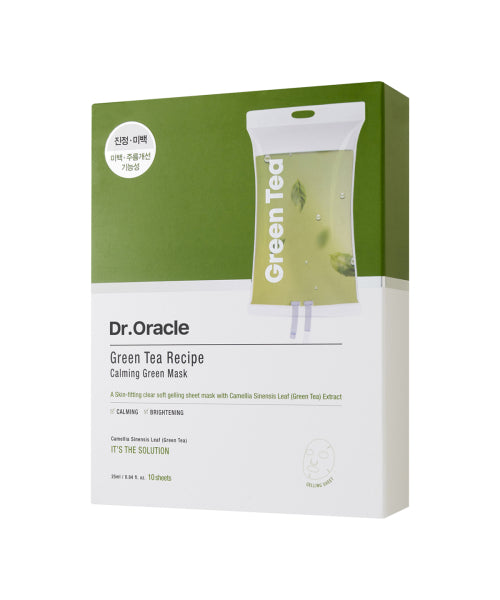 DR.ORACLE DR.ORACLE Green Tea Recipe Calming Mask (10 sheets)