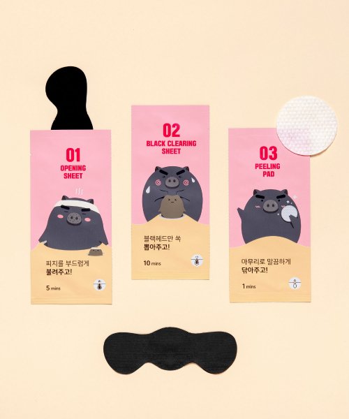 MEFACTORY MEFACTORY 3-stage black pig nose pack