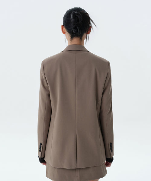MUSINSA STANDARD WOMAN MUSINSA STANDARD WOMAN Women's Basic Blazer Dusty Beige