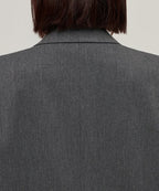 MUSINSA STANDARD WOMAN MUSINSA STANDARD WOMAN Women's Oversized Blazer Medium Gray