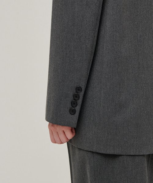 MUSINSA STANDARD WOMAN MUSINSA STANDARD WOMAN Women's Oversized Blazer Medium Gray