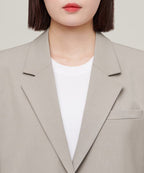 MUSINSA STANDARD WOMAN MUSINSA STANDARD WOMAN Women's oversized blazer light beige