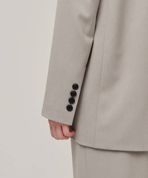 MUSINSA STANDARD WOMAN MUSINSA STANDARD WOMAN Women's oversized blazer light beige