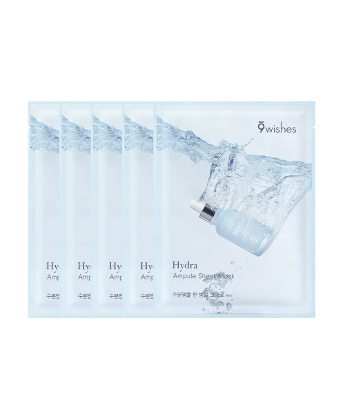 9WISHES 9WISHES Hydra Ampoule Sheet Mask 5 sheets