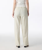 MUSINSA STANDARD WOMAN MUSINSA STANDARD WOMAN Slacks Women's Waist Bandless Wide [Cream]