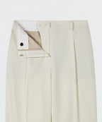 MUSINSA STANDARD WOMAN MUSINSA STANDARD WOMAN Slacks Women's Waist Bandless Wide [Cream]