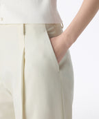 MUSINSA STANDARD WOMAN MUSINSA STANDARD WOMAN Slacks Women's Waist Bandless Wide [Cream]