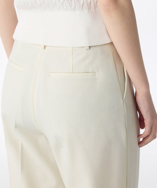 MUSINSA STANDARD WOMAN MUSINSA STANDARD WOMAN Slacks Women's Waist Bandless Wide [Cream]
