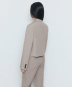 MUSINSA STANDARD WOMAN MUSINSA STANDARD WOMAN Women's Crop Blazer Light Beige