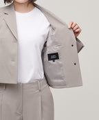 MUSINSA STANDARD WOMAN MUSINSA STANDARD WOMAN Women's Crop Blazer Light Beige
