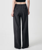 MUSINSA STANDARD WOMAN MUSINSA STANDARD WOMAN Slacks Wide Hidden Banding Gray