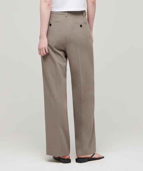 MUSINSA STANDARD WOMAN MUSINSA STANDARD WOMAN Slacks Wide Hidden Banding Dusty Beige