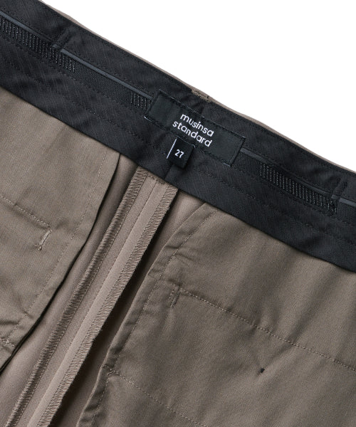 MUSINSA STANDARD WOMAN MUSINSA STANDARD WOMAN Slacks Wide Hidden Banding Dusty Beige