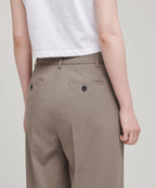MUSINSA STANDARD WOMAN MUSINSA STANDARD WOMAN Slacks Wide Hidden Banding Dusty Beige