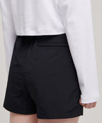MUSINSA STANDARD WOMAN MUSINSA STANDARD WOMAN Women's Nylon Banding Shorts (Black)