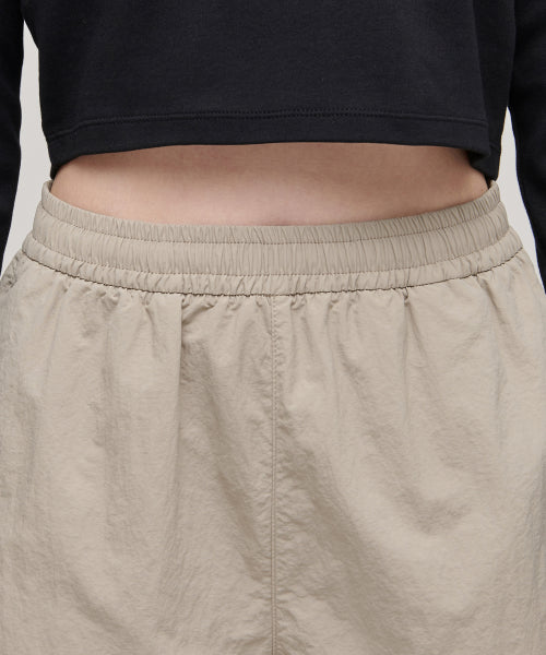 MUSINSA STANDARD WOMAN MUSINSA STANDARD WOMAN Women's Nylon Banding Shorts Light Beige