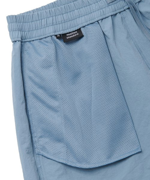 MUSINSA STANDARD WOMAN MUSINSA STANDARD WOMAN Women's Nylon Banding Shorts Blue Gray