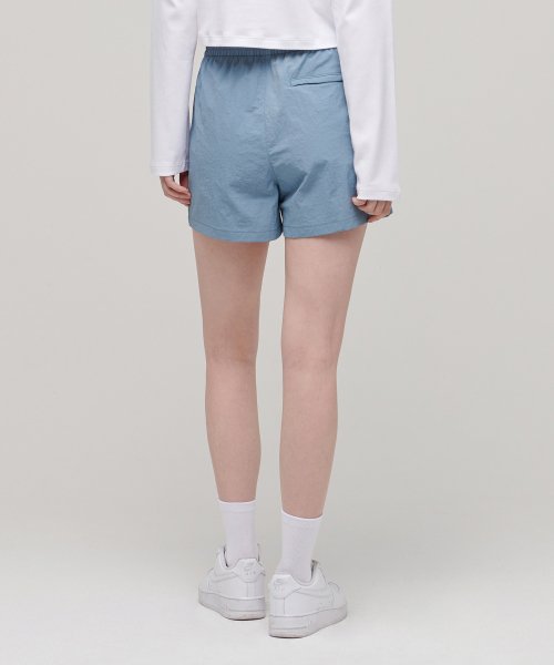 MUSINSA STANDARD WOMAN MUSINSA STANDARD WOMAN Women's Nylon Banding Shorts Blue Gray