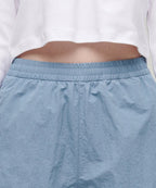 MUSINSA STANDARD WOMAN MUSINSA STANDARD WOMAN Women's Nylon Banding Shorts Blue Gray