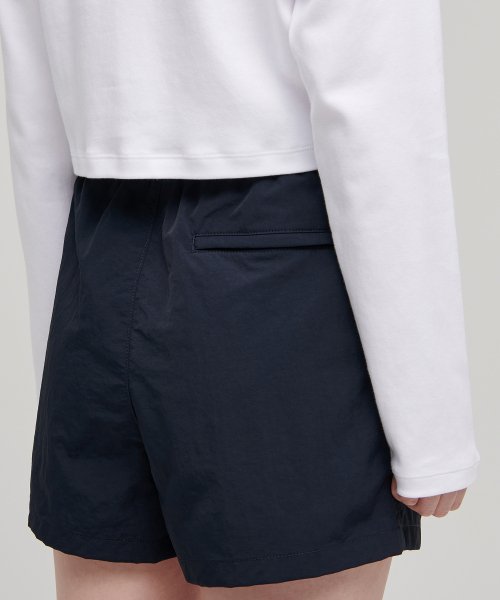 MUSINSA STANDARD WOMAN MUSINSA STANDARD WOMAN Women's nylon banding shorts [navy]