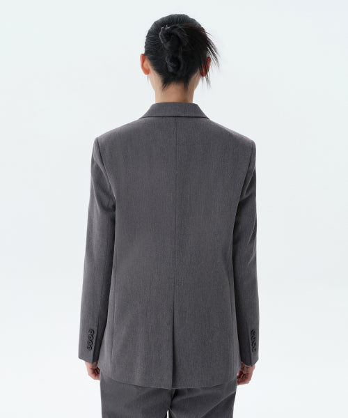 MUSINSA STANDARD WOMAN MUSINSA STANDARD WOMAN Women's Basic Blazer Medium Gray