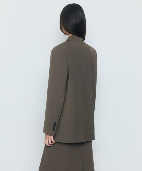 MUSINSA STANDARD WOMAN MUSINSA STANDARD WOMAN Women's Oversized Blazer Khaki Brown