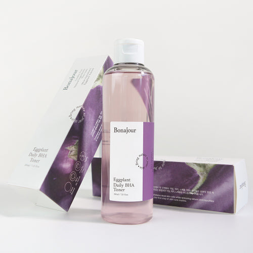 BONAJOUR Vegan Egg Plant (Eggplant) Daily BHA Toner 205ml
