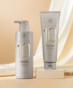 MISEENSCENE Salon 10 Protein Shampoo 500ml + Treatment 250ml SET (Damaged/Extremely Damaged Hair)