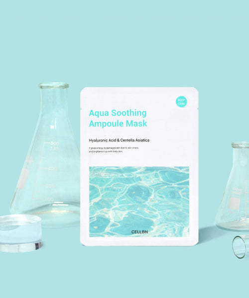 CELLBN CELLBN Aqua Soothing Ampoule Mask Pack Set (5 sheets)
