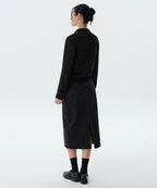 MUSINSA STANDARD WOMAN MUSINSA STANDARD WOMAN Women's Denim Midi Skirt (Washed Black)