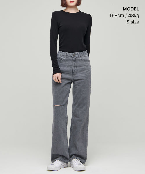 MUSINSA STANDARD WOMAN MUSINSA STANDARD WOMAN Women's Denim Pants Loose Fit