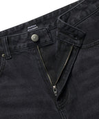 MUSINSA STANDARD WOMAN MUSINSA STANDARD WOMAN Women's Straight Denim Pants (Washed Black)