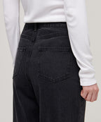 MUSINSA STANDARD WOMAN MUSINSA STANDARD WOMAN Women's Straight Denim Pants (Washed Black)