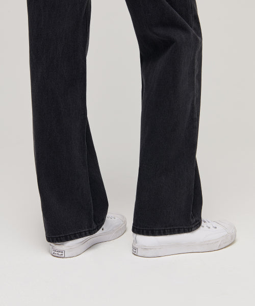 MUSINSA STANDARD WOMAN MUSINSA STANDARD WOMAN Women's Straight Denim Pants (Washed Black)