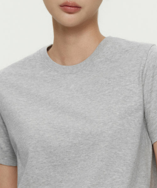 MUSINSA STANDARD WOMAN MUSINSA STANDARD WOMAN T-Shirt Medium Gray