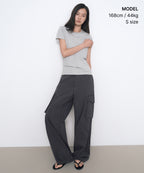 MUSINSA STANDARD WOMAN MUSINSA STANDARD WOMAN T-Shirt Medium Gray