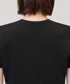MUSINSA STANDARD WOMAN MUSINSA STANDARD WOMAN Crew Neck Crop T-Shirt Black