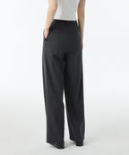 MUSINSA STANDARD WOMAN MUSINSA STANDARD WOMAN Slacks Waist Bandless [Gray]