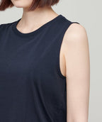 MUSINSA STANDARD WOMAN MUSINSA STANDARD WOMAN T-Shirt Sleeveless [Dark Navy]