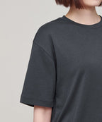 MUSINSA STANDARD WOMAN MUSINSA STANDARD WOMAN Relaxed Fit Crew Neck T-Shirt Dark Gray