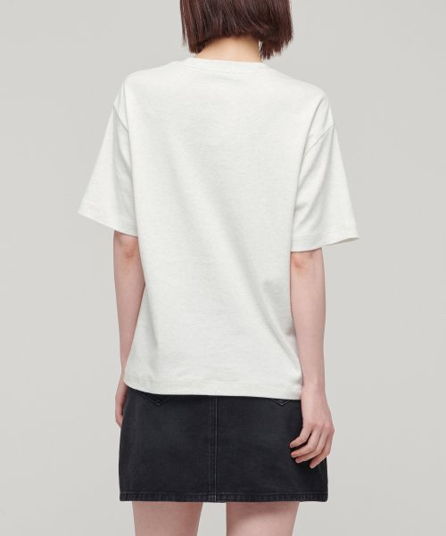 MUSINSA STANDARD WOMAN MUSINSA STANDARD WOMAN T-Shirt Relaxed Fit [Oatmeal]