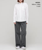 MUSINSA STANDARD WOMAN MUSINSA STANDARD WOMAN Women's Oversized Poplin Shirt (Size)