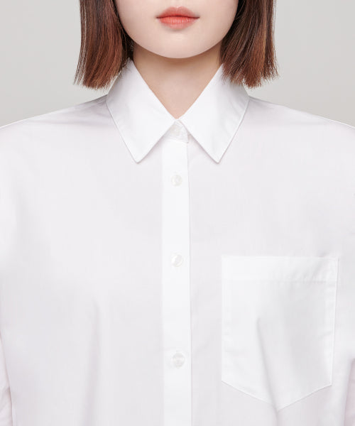 MUSINSA STANDARD WOMAN MUSINSA STANDARD WOMAN Women's Oversized Poplin Shirt (Size)