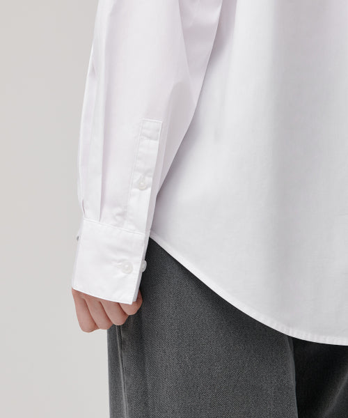MUSINSA STANDARD WOMAN MUSINSA STANDARD WOMAN Women's Oversized Poplin Shirt (Size)