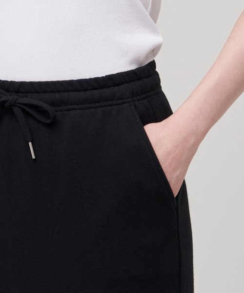MUSINSA STANDARD WOMAN MUSINSA STANDARD WOMAN Sweat Maxi Skirt [Black]