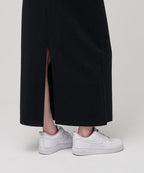 MUSINSA STANDARD WOMAN MUSINSA STANDARD WOMAN Sweat Maxi Skirt [Black]